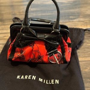 Karen Millen patent leather purse. New with bag.